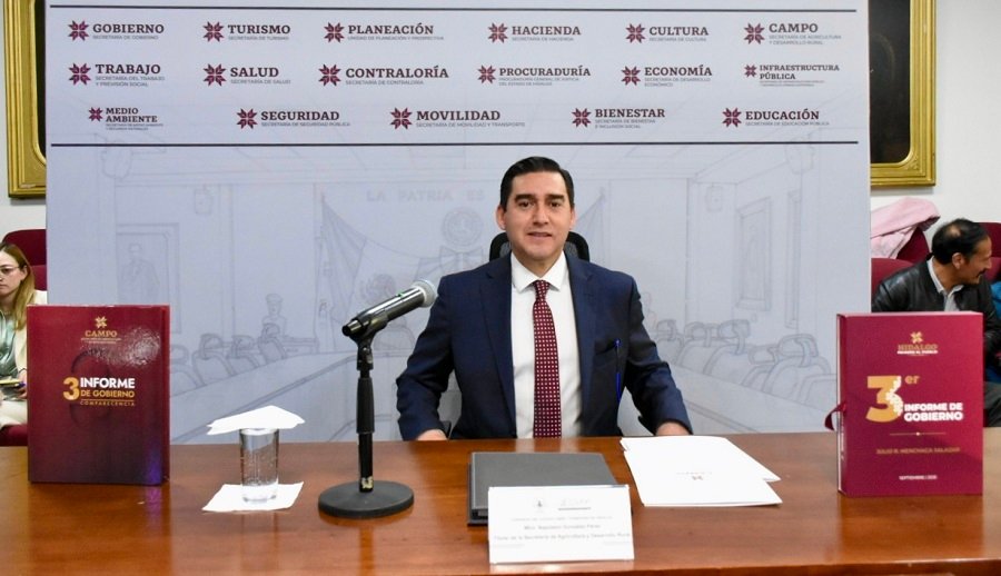 Napoleón González Pérez, secretario de Agricultura, comparece ante el Congreso y destaca fortalecimiento de la seguridad alimentaria