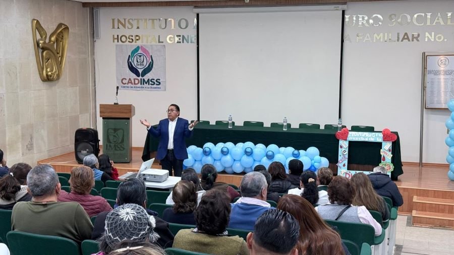 Realiza IMSS Hidalgo Feria de la Salud Por el Día Mundial de la Diabetes en el HGZ/MF No. 1