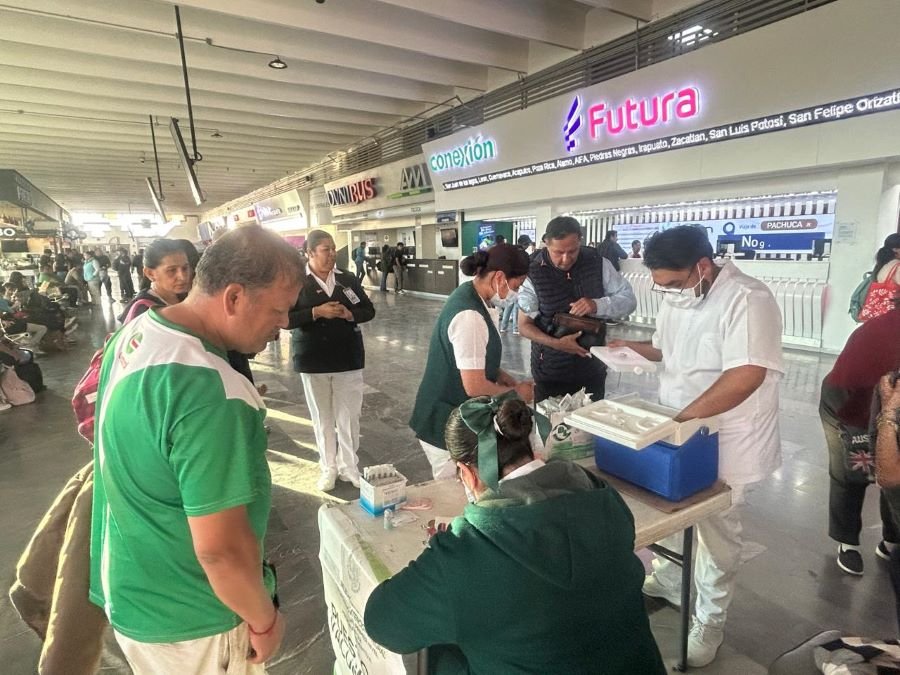 SSH Establece puntos de vacunación en lugares de mayor afluencia