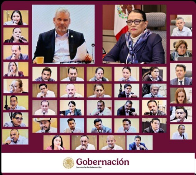 Reunión de Segob Con Gobernador y Presidentes Municipales de Michoacán