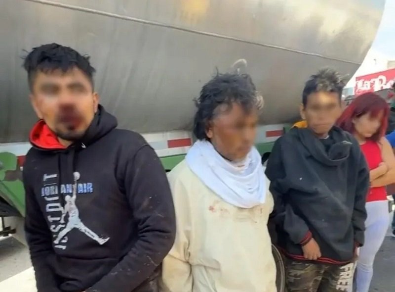 Vecinos de la Estancia, Municipio de Actopan, Golpean y Retienen a Presunta Banda de Delincuentes Que Intentaba Asaltar Gasolinera