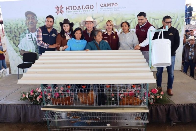 Zapotlán y Apan,  Reciben  Apoyos Para Fortalecer el Campo Hidalguense