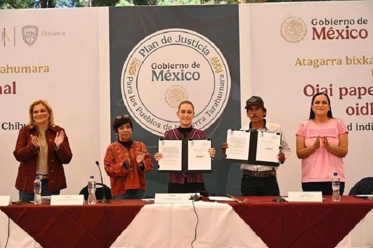 “Es Justicia Territorial”: Presidenta Claudia Sheinbaum Encabeza Entrega de Más de 3 Mil Hectáreas de La Sierra Tarahumara de Chihuahua al Pueblo Ódami