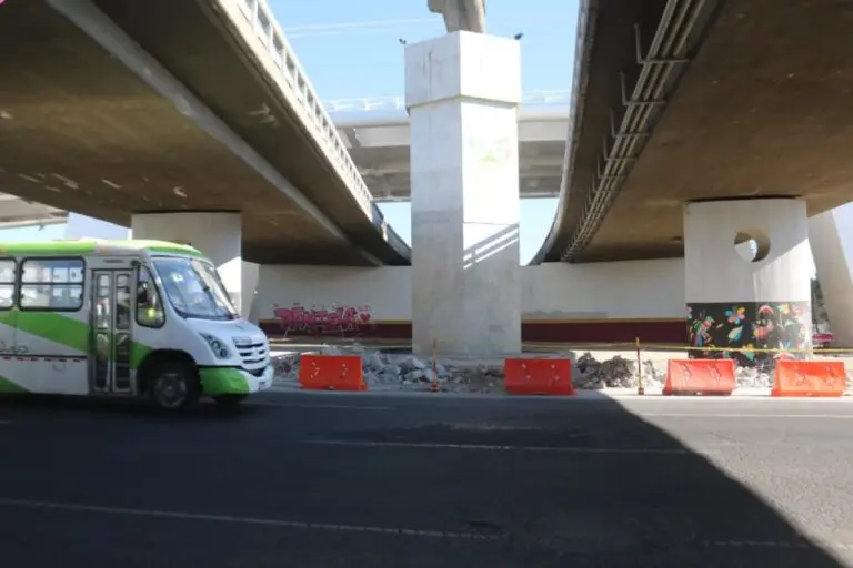 Instalan Retornos Temporales en la Glorieta Miguel Hidalgo de Pachuca