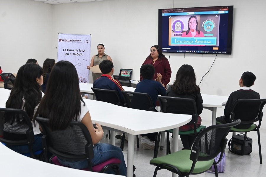 Hidalgo Fortalece la Educación Tecnológica: Estudiantes Viven la Hora de la IA