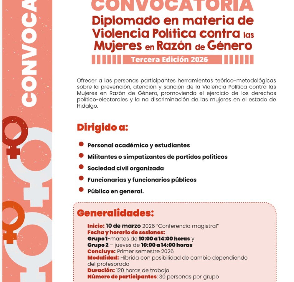IEEH abre Convocatoria del Diplomado en Materia de VPcMRG 2026