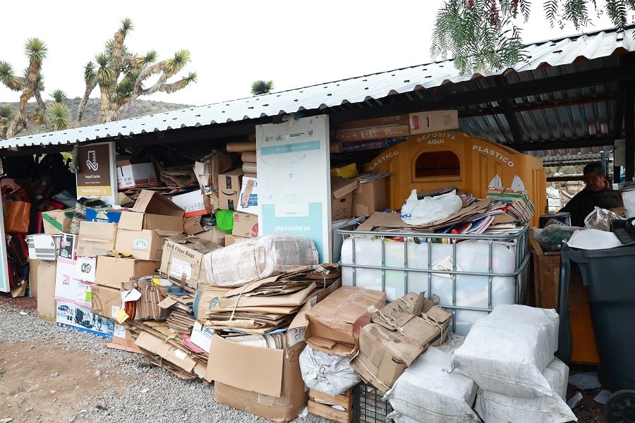 A Través del Centro de Acopio en el PEC, el Gobierno de Hidalgo Impulsa el Reciclaje