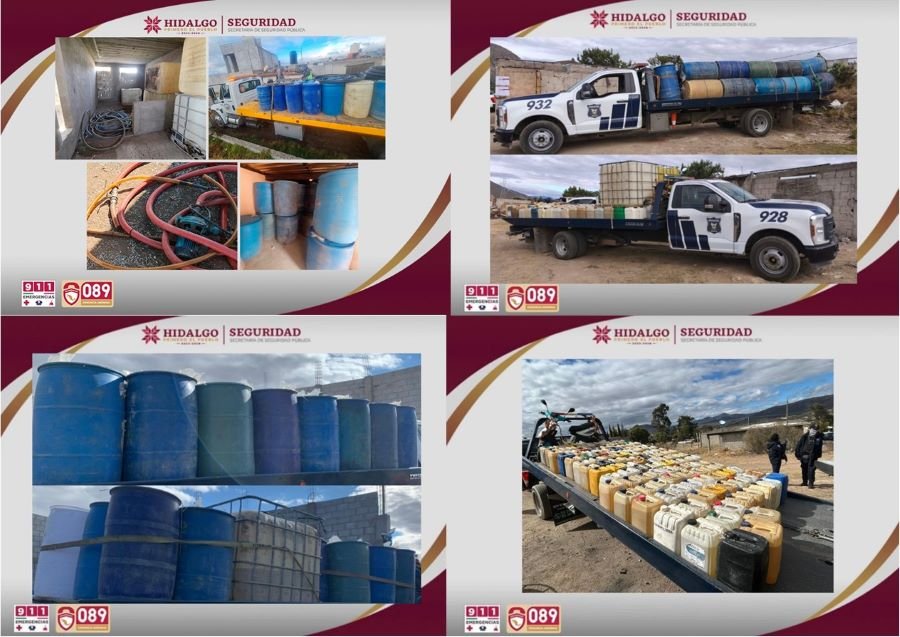 Hidalgo Registra Cifra Histórica en Aseguramiento de Hidrocarburo