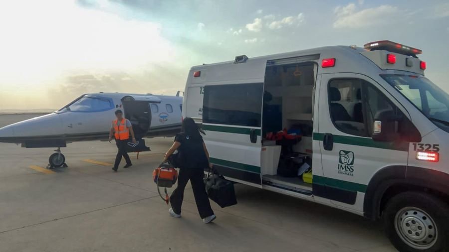 Hospital General de Alta Especialidad IMSS Bienestar de Pachuca Gestiona Traslado Internacional de Menor Con Quemaduras Graves