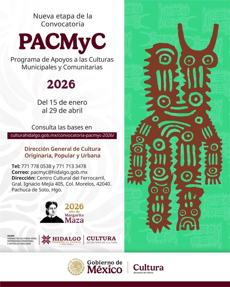 PACMyC 2026 Ofrece Hasta 150 Mil Pesos Para Proyectos Culturales Comunitarios