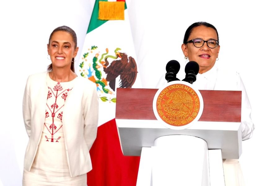 Palabras de La Secretaria de Gobernación, Rosa Icela Rodríguez, Durante La Conferencia del Pueblo, Realizada en El Estado de Veracruz.