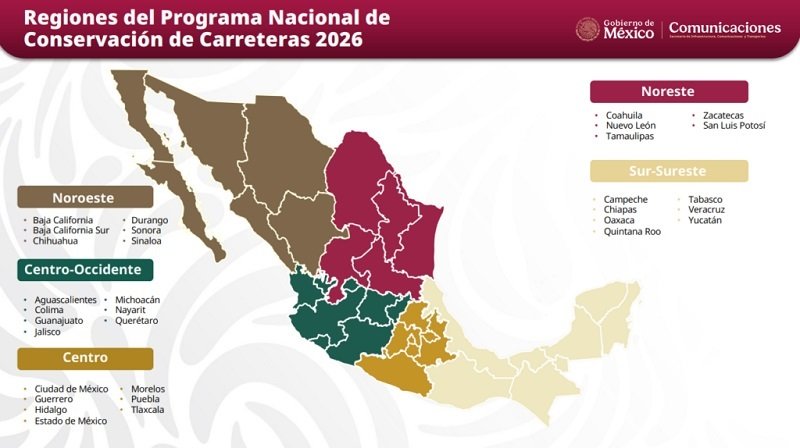 Programa MegaBachetón 2026, Aplicará Inversión Superior a Mil 618 Millones Para Mejorar Infraestructura de 12 Rutas Estratégicas de Hidalgo.