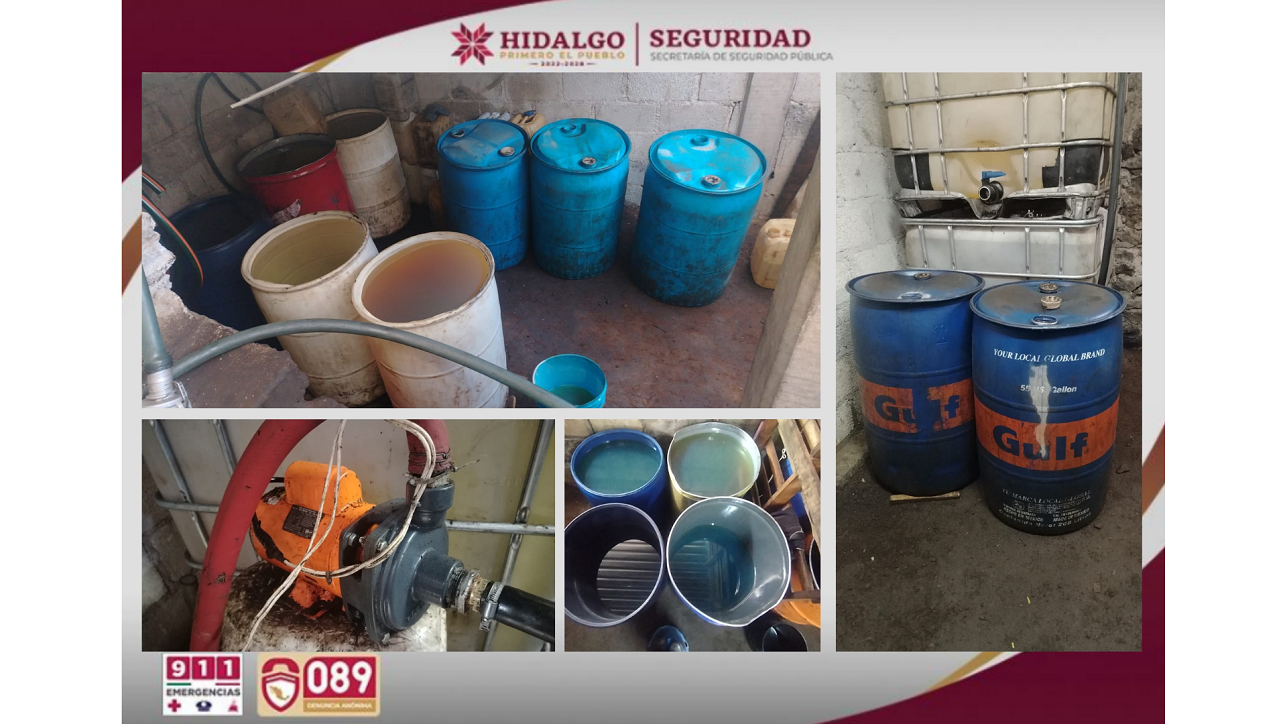 SSPH Refuerza El Combate al Robo de Hidrocarburo en Singuilucan