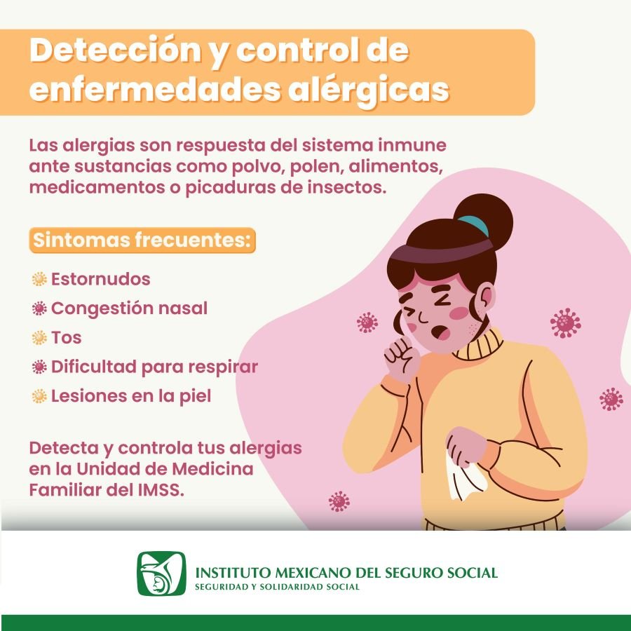 Fortalece IMSS Hidalgo Detección Oportuna y Control de Enfermedades Alérgicas