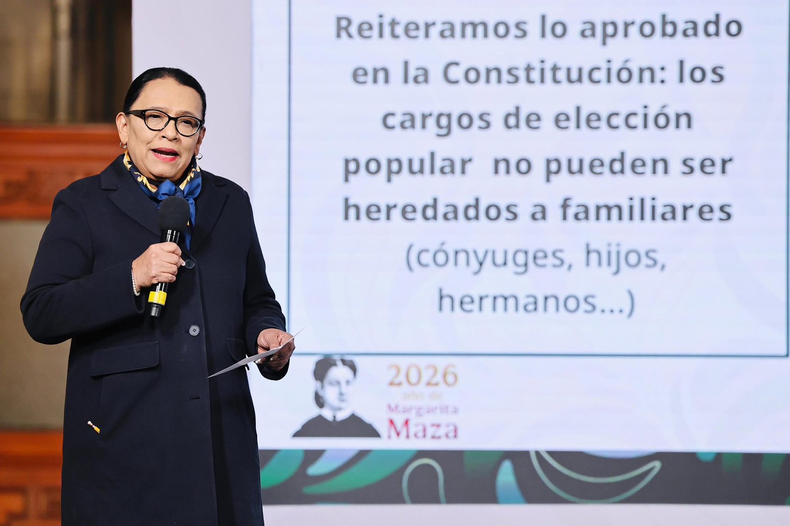 “La esencia de la democracia es que el pueblo de México tome en sus manos los destinos de la nación: Rosa Icela Rodríguez