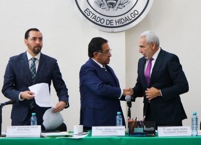 Pedro Luis Noble Monterrubio Electo Presidente del Nuevo Consejo Directivo del Notariado de Hidalgo  2026–2028