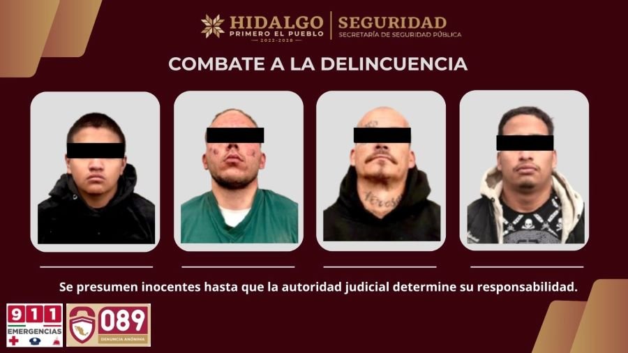 Las Cuatro Personas Involucradas En La Quema de 11 Vehículos En Carreteras de Hidalgo Serán Vinculadas a Proceso