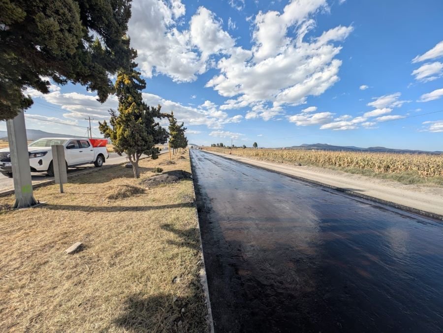 Reconstruyen el Acceso Principal a la Cabecera de Emiliano Zapata