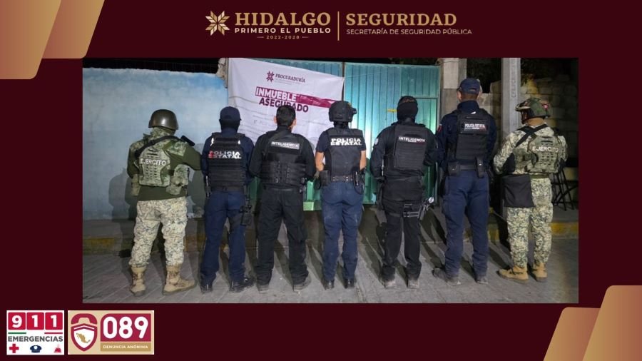 SSPH Desmantela Predio Para Almacenamiento de Huachicol en Tepeapulco