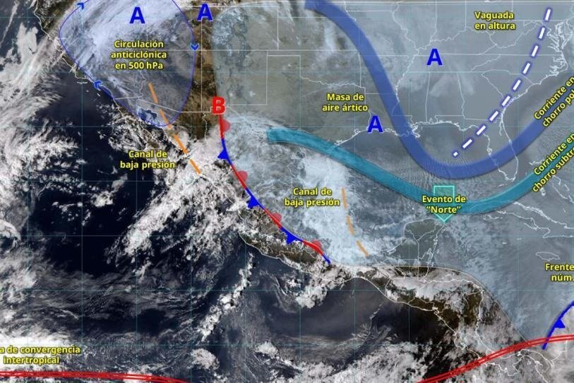 2 de Febrero de 2026 se Prevén Lluvias y Heladas: Servicio Meteorológico Nacional (SMN)