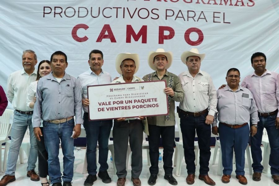 Apoyos económicos y en especie fortalecen la recuperación del campo en la Huasteca hidalguense