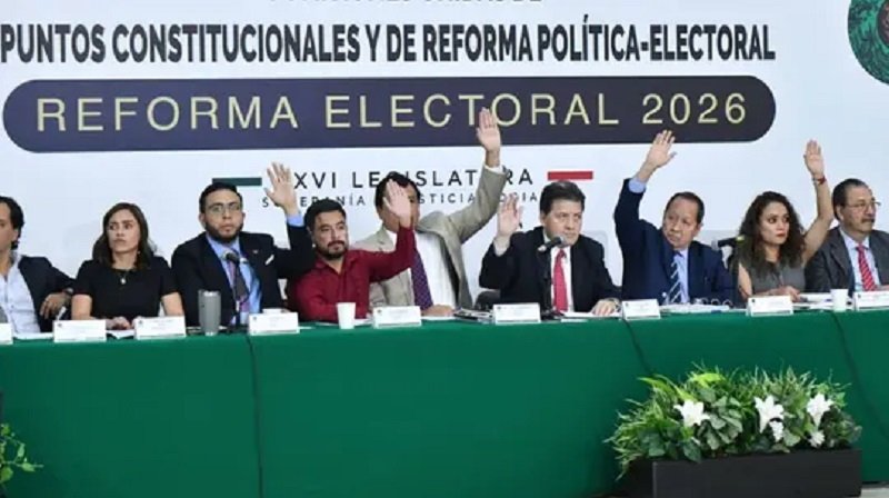 Aprueban en Comisiones la Iniciativa de Reforma Constitucional Electoral