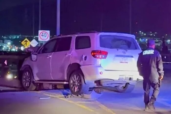 Camioneta Choco en el Bulevar Colosio, en el Puente del Palmar Contra Un Objeto Fijo, Murió el Conductor