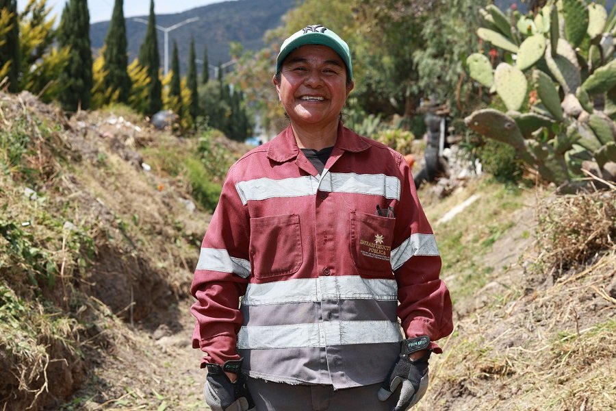 Francisca: 18 años en el mantenimiento urbano