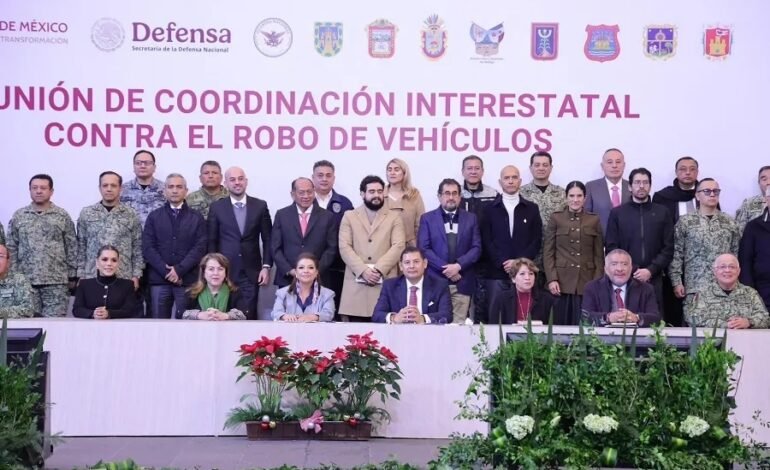 Hidalgo Sede de Reunión Interestatal Para Combatir Robo de Vehículos y Extorsión