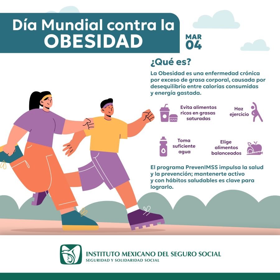 Impulsa IMSS Hidalgo Estrategias Integrales Contra la Obesidad
