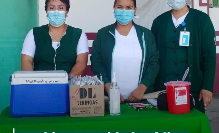 Impulsa IMSS Hidalgo Vacunación Intensiva Contra Sarampión En Unidades Médicas