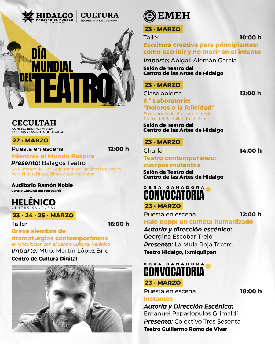 Jornada artística celebra el Día Mundial del Teatro