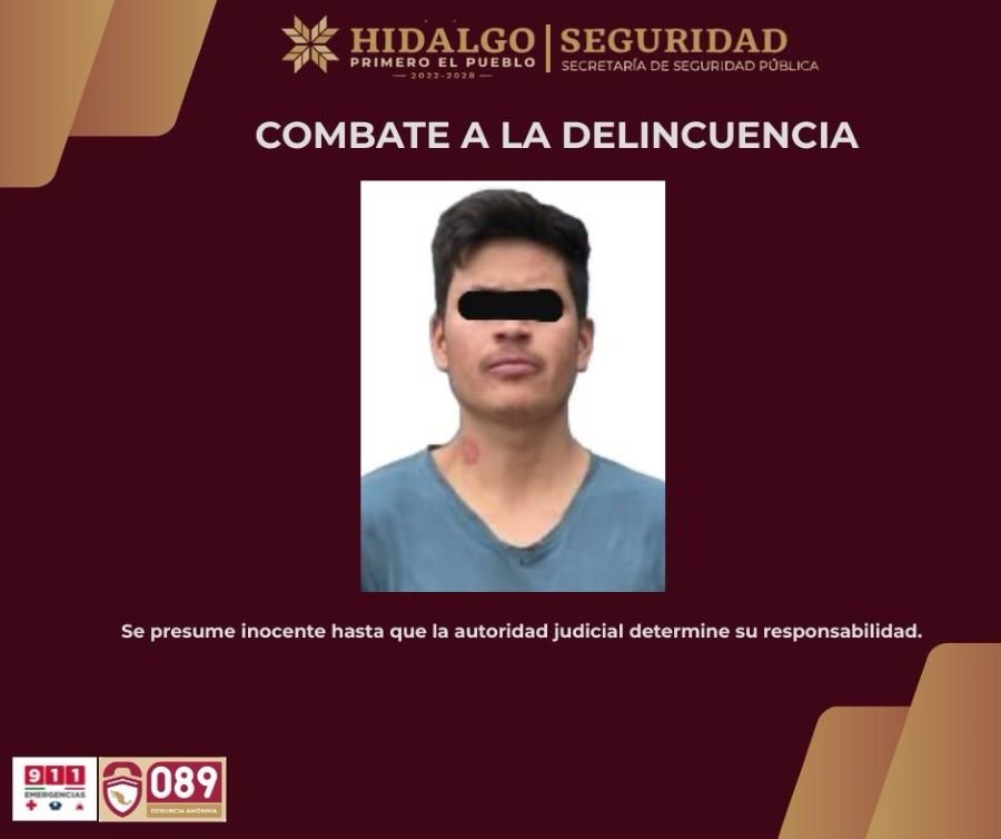 SSPH Asegura en El Arenal a Presunto Implicado En Robo de Patrulla Usada para Un Asalto