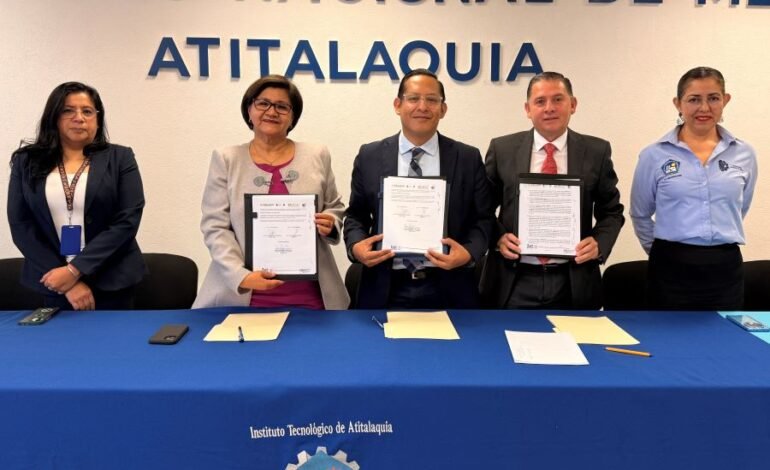 UTT Firma Convenio Académico Con Tecnológico de Atitalaquia