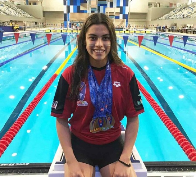 Belén Santolaya Nadadora Hidalguense, Afina Su Preparación Rumbo al Selectivo Nacional en Veracruz