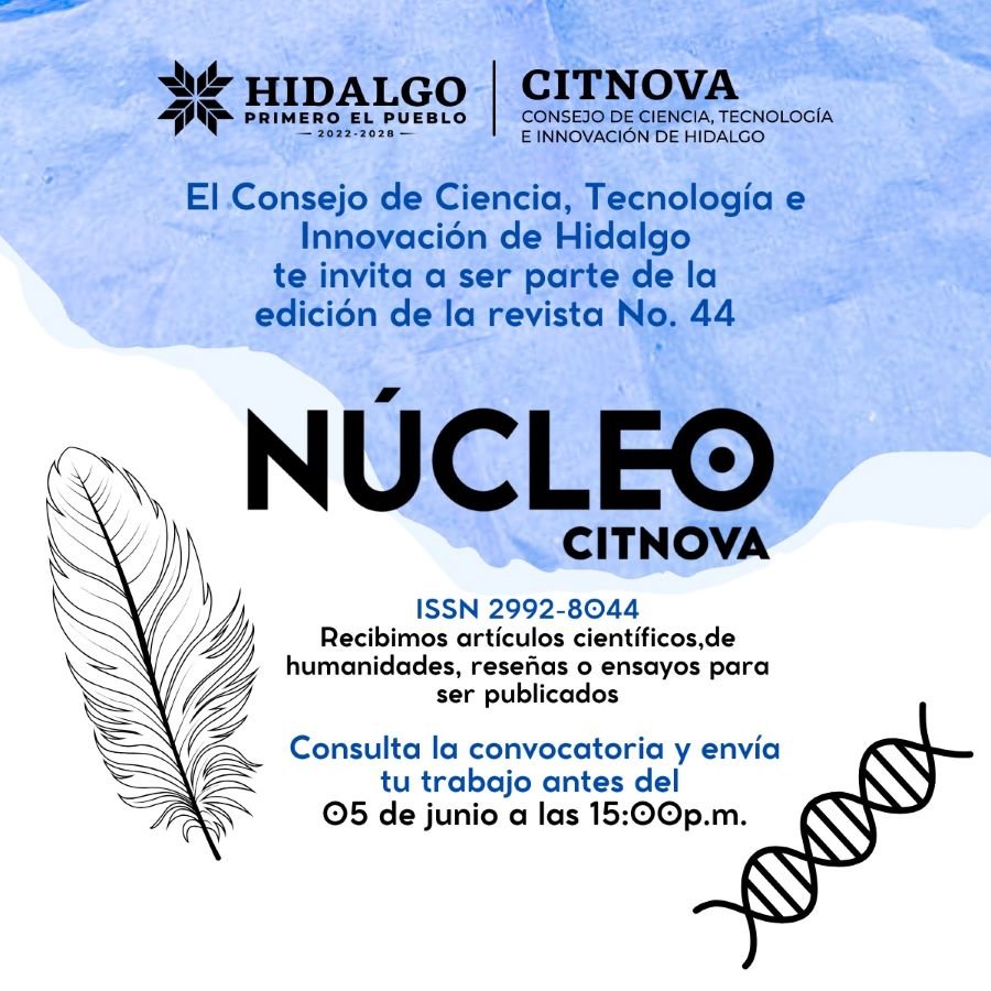 Citnova Abre Convocatoria Para Visibilizar El Talento Científico y Tecnológico de Hidalgo