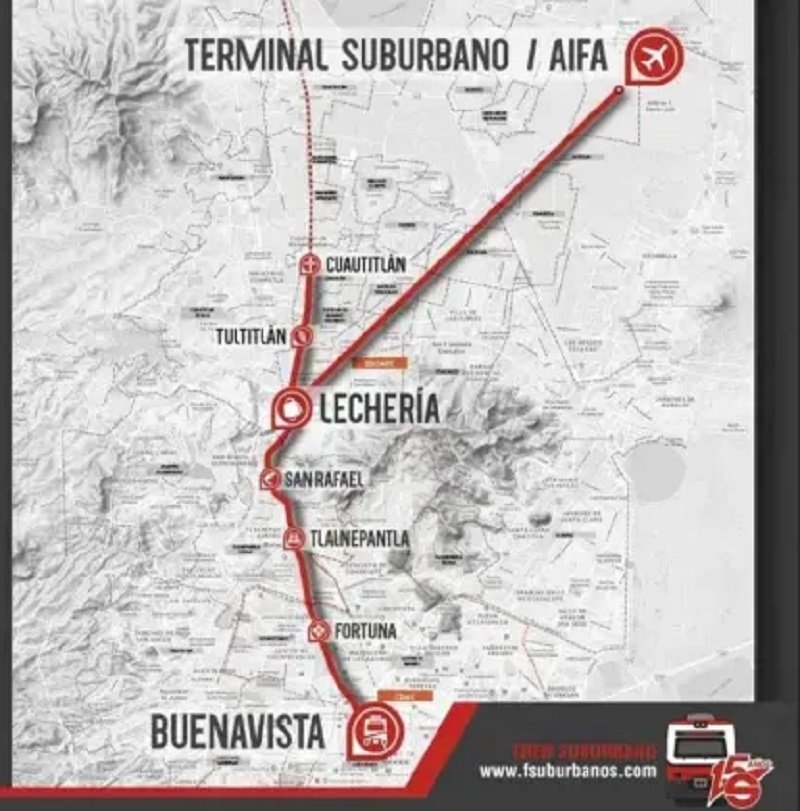 El 25 o 26 de abril del 2026 Entrara en Operación el Tren al Aeropuerto Internacional Felipe Ángeles (AIFA)