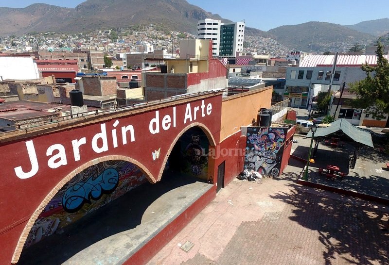 El Jardín del Arte de Pachuca Fue Intervenido Como Parte de Un Proyecto de Rehabilitación Urbana