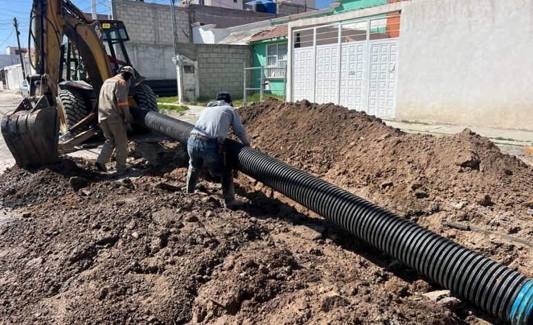 En Operación Nueva Línea de Alcantarillado Sanitario en Pachuca