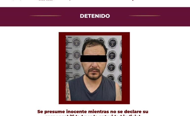 Gabinete de Seguridad detiene a generador de violencia en Tlaxcoapan