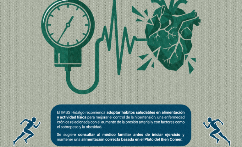Informa Imss Hidalgo: Ejercicio Físico Mejora Calidad de Vida de Pacientes Hipertensos