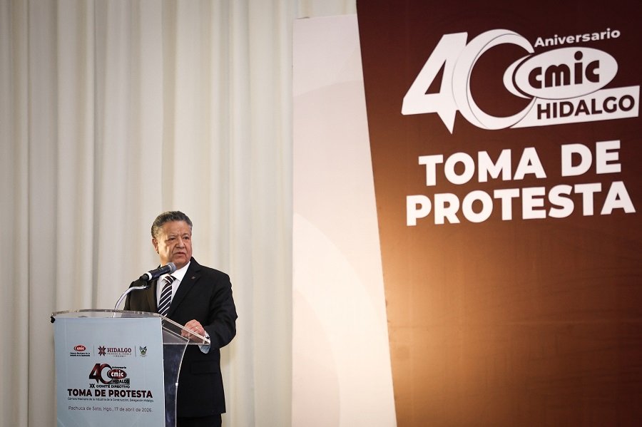 Junto a la CMIC, Julio Menchaca fortalece infraestructura de Hidalgo