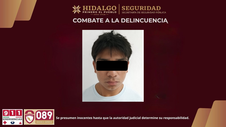 Policía Estatal Detiene a Delincuente le decomisaron 113 dosis de sustancia cristal, báscula gramera, tres celulares, y una motocicleta sin placas de circulación.