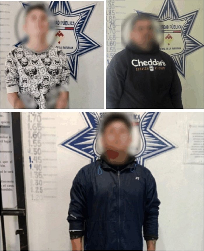 Policía Municipal de Mineral de la Reforma Detiene a Tres Sujetos por Reportes Ciudadanos y Operativos de Vigilancia.