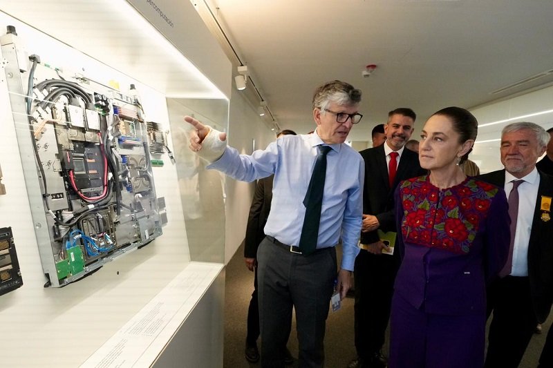Presidenta Claudia Sheinbaum Visita El Centro Nacional de Supercomputación de Barcelona en El Marco de La Colaboración Para El Desarrollo de La Supercomputadora Coatlicue