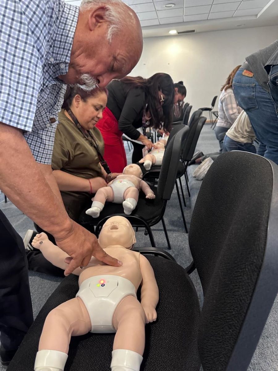 Realiza Hospital General “Dra. Columba Rivera Osorio” del ISSSTE capacitación sobre primer respondiente para emergencias médicas