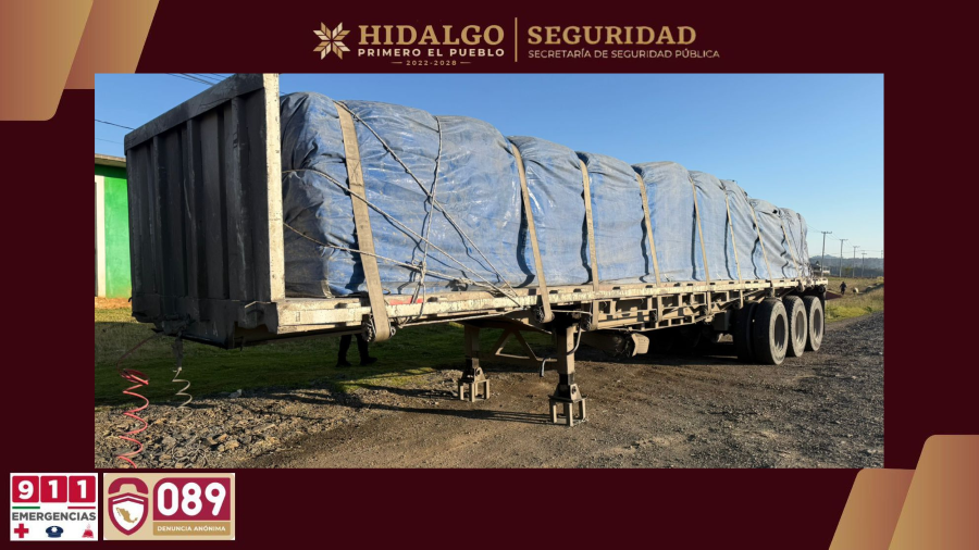 Recupera SSPH 63 mil Litros de Diesel y 37 Toneladas de Cemento. Carga Robada en Carreteras Federales