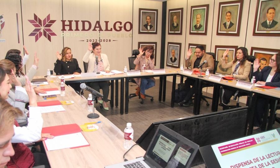 Sesiona Comité Contra La Violencia Escolar en Hidalgo, Avalaron el Plan Anual de Trabajo.