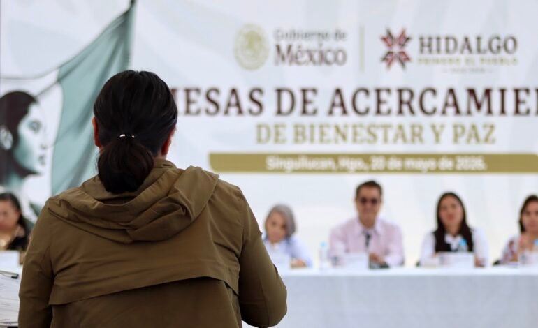 Con Diálogo Abierto, Gobierno de Hidalgo Impulsa Comunidades más Seguras y Solidarias desde Singuilucan