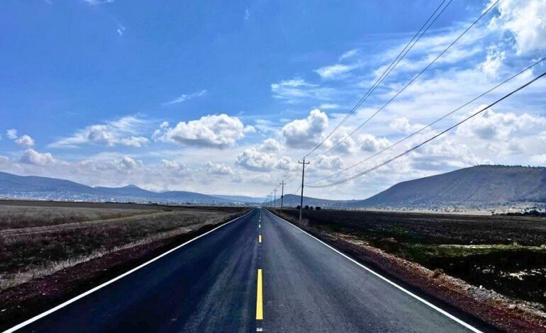 Con La Pavimentación de La Carretera Acopinalco–Apan los Traslados Se Reducen a La Mitad del Tiempo